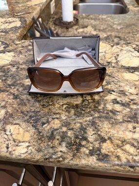 Gucci Brown Gradient Oversized Square Sunglasses